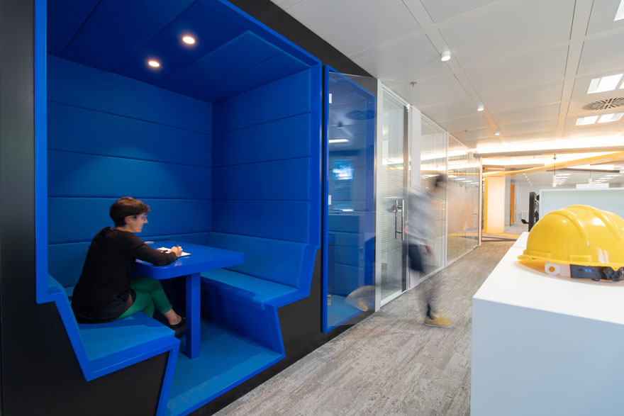 micro office for open plan - Filbak - interior office design