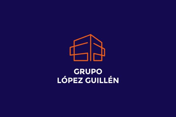 logotipo versión vertical López Guillén