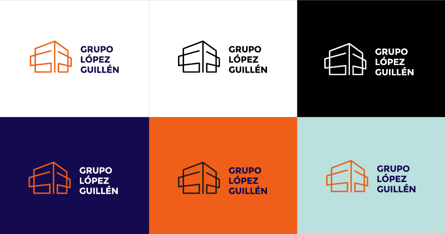 versiones de logotipo para López Guillén